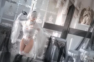 桜满三时《2B花嫁》主题写真：20张全套美图