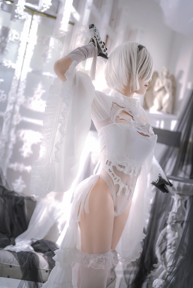 桜满三时《2B花嫁》主题写真：20张全套美图