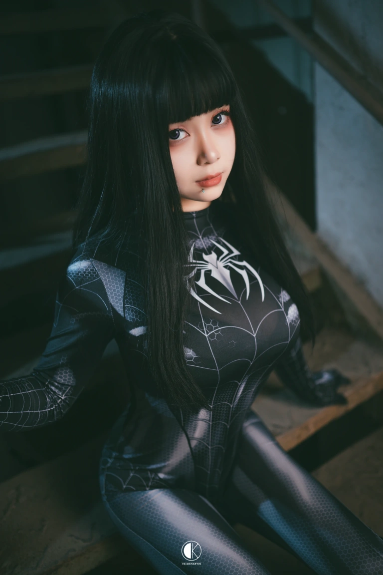 末夜《蜘蛛侠妹妹》主题写真：33张全套美图