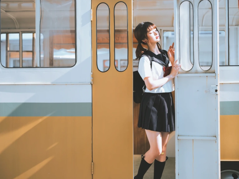 河豚抚子《那年喜欢的女孩 _ 其一》主题写真：34张全套美图