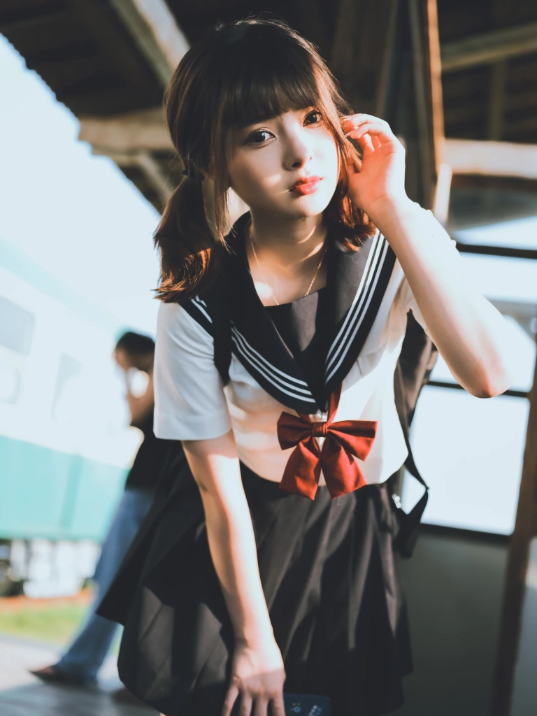 河豚抚子《那年喜欢的女孩 _ 其一》主题写真：34张全套美图
