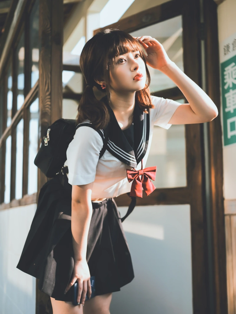 河豚抚子《那年喜欢的女孩 _ 其一》主题写真：34张全套美图