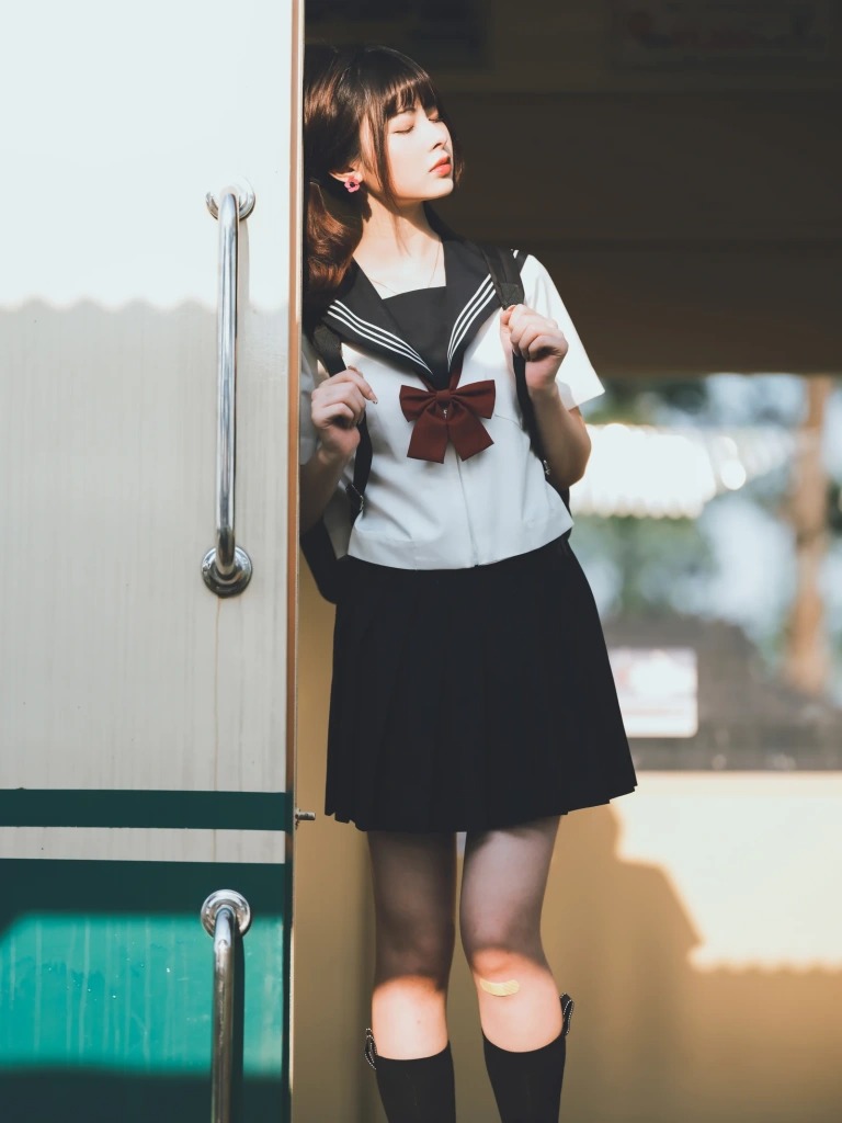 河豚抚子《那年喜欢的女孩 _ 其一》主题写真：34张全套美图