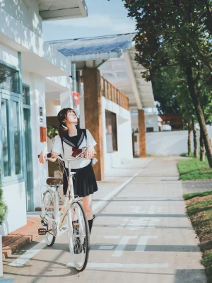 河豚抚子《那年喜欢的女孩 _ 其一》主题写真：34张全套美图