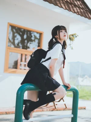 河豚抚子《那年喜欢的女孩 _ 其一》主题写真：34张全套美图