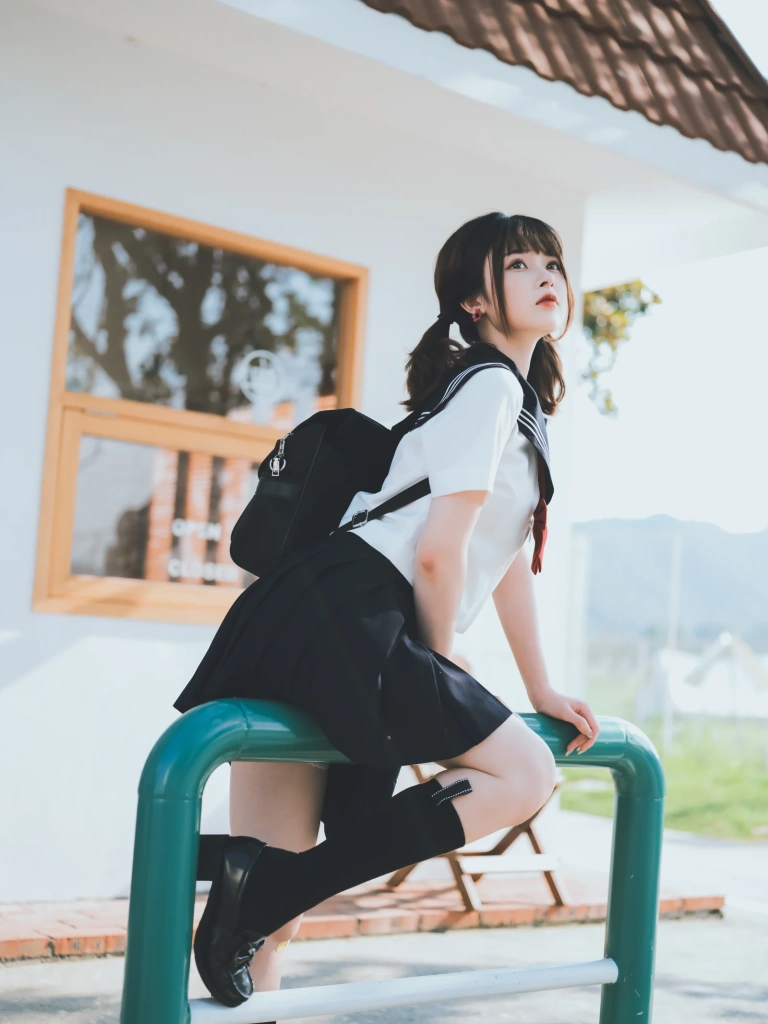 河豚抚子《那年喜欢的女孩 _ 其一》主题写真：34张全套美图