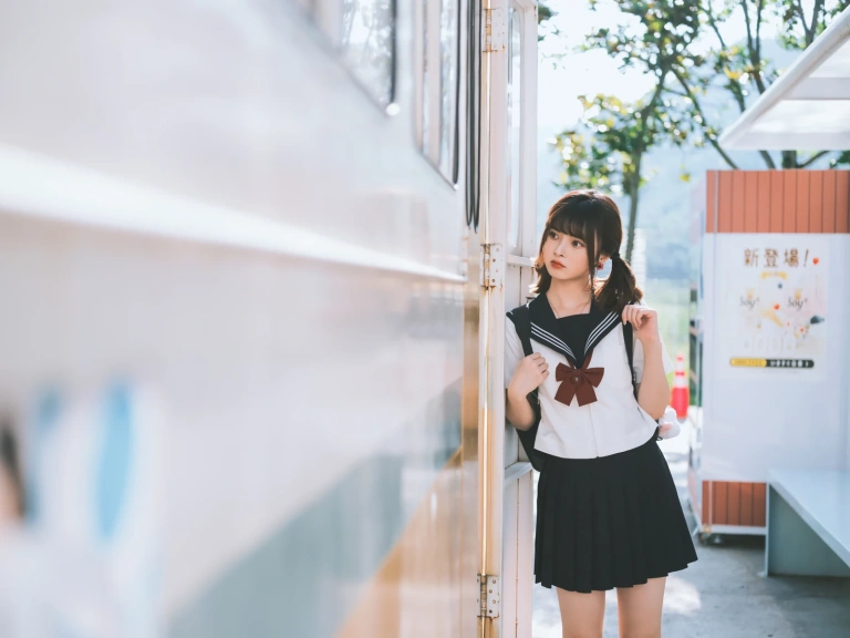河豚抚子《那年喜欢的女孩 _ 其一》主题写真：34张全套美图