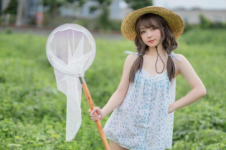 花铃《田野》主题写真：39张全套美图
