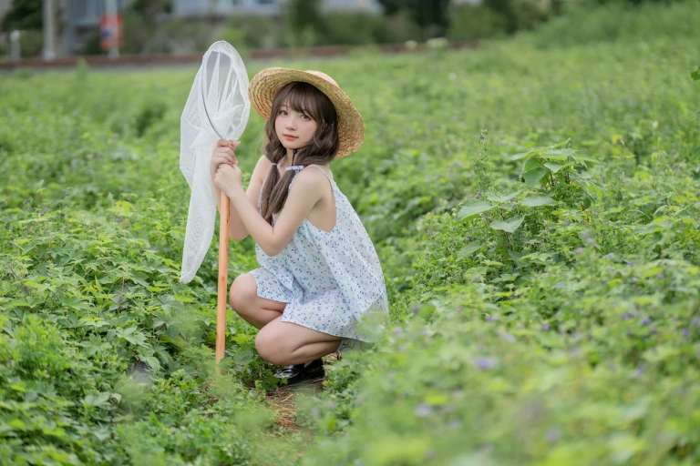 花铃《田野》主题写真：39张全套美图