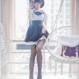 西园寺南歌《黑丝女仆》主题写真：45张全套美图，含2个视频