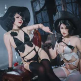 是一只熊仔《八尺夫人双人》主题写真：50张全套美图