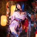 伊喵君&桃景三酪《《原神 鸣神双人》 八重&雷神 双倍快乐》主题写真：57张全套美图，含1个视频