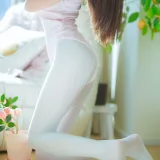 三無人型《白丝桃子》主题写真：60张全套美图