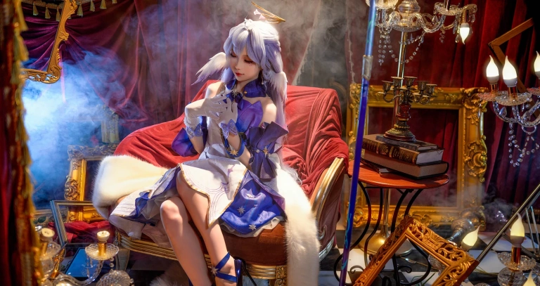 狐玖玖《知更鸟》主题写真：61张全套美图
