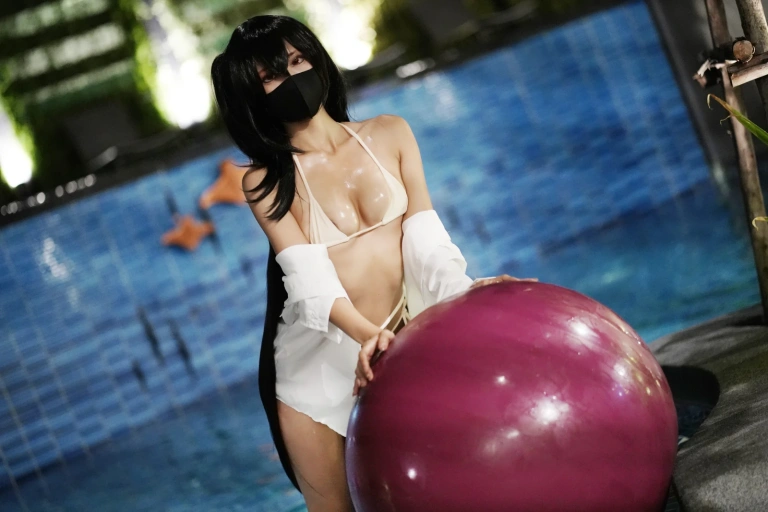 三水子《大凤泳装》主题写真：75张全套美图