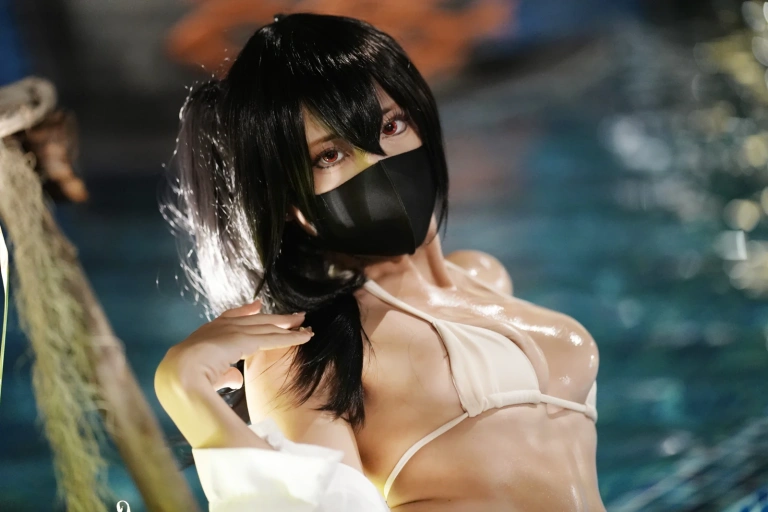 三水子《大凤泳装》主题写真：75张全套美图