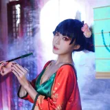 阿包也是兔娘《白蛇起源 宝青坊主》主题写真：9张全套美图