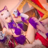 小野寺地瓜《危险野兽》主题写真：9张全套美图