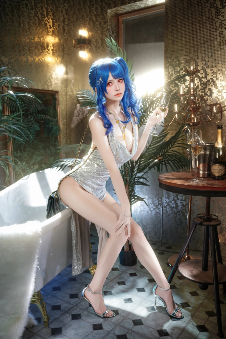 九柒喵《圣路易斯Luxury Handle》主题写真：10张全套美图