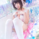 蜜汁猫裘《粉色私房》主题写真：14张全套美图