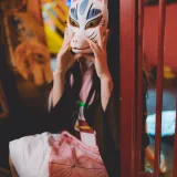 桜桃喵《鬼灭之刃 灶门祢豆子》主题写真：21张全套美图