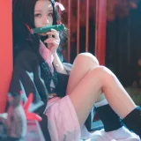 桜桃喵《鬼灭之刃 灶门祢豆子》主题写真：21张全套美图