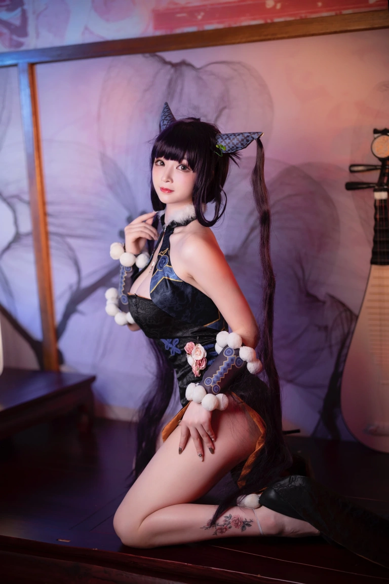 叉子宝宝《杨玉环》主题写真：22张全套美图