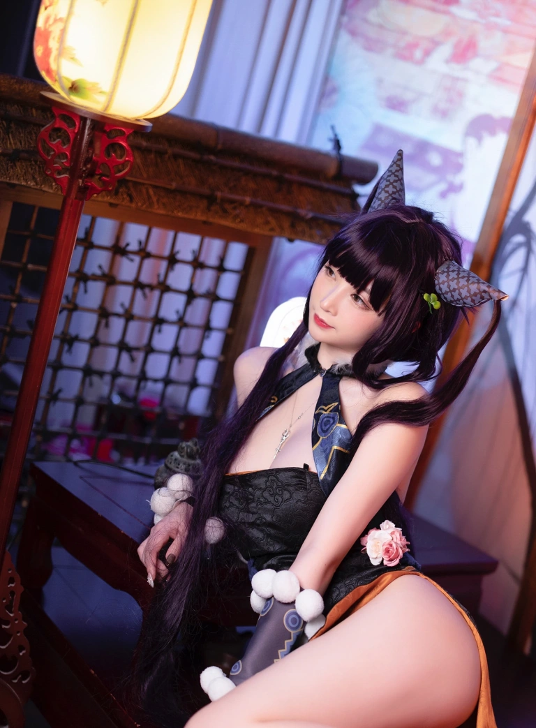 叉子宝宝《杨玉环》主题写真：22张全套美图