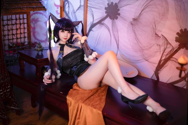 叉子宝宝《杨玉环》主题写真：22张全套美图