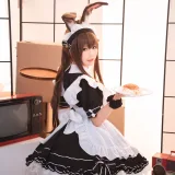 面饼仙儿《阿米驴女仆》主题写真：23张全套美图