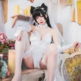 可可老师《爱宕白花誓言》主题写真：25张全套美图