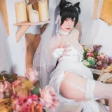 可可老师《爱宕白花誓言》主题写真：25张全套美图