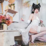 可可老师《爱宕白花誓言》主题写真：25张全套美图