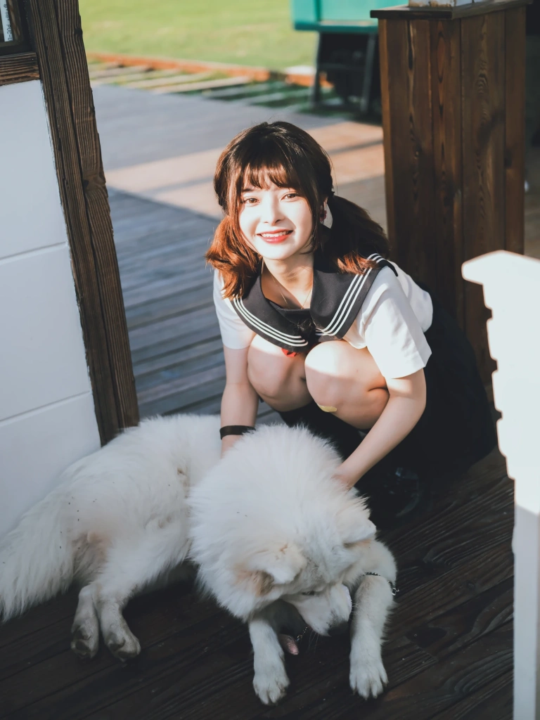 河豚抚子《那年喜欢的女孩 _ 其二》主题写真：25张全套美图
