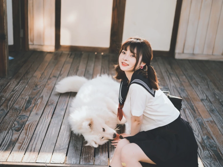 河豚抚子《那年喜欢的女孩 _ 其二》主题写真：25张全套美图