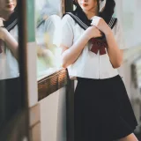 河豚抚子《那年喜欢的女孩 _ 其二》主题写真：25张全套美图