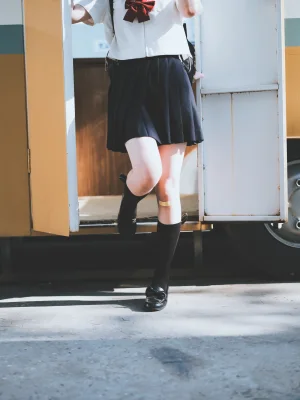 河豚抚子《那年喜欢的女孩 _ 其二》主题写真：25张全套美图