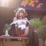 瓦斯塔亚小龙虾《樫野女仆》主题写真：26张全套美图