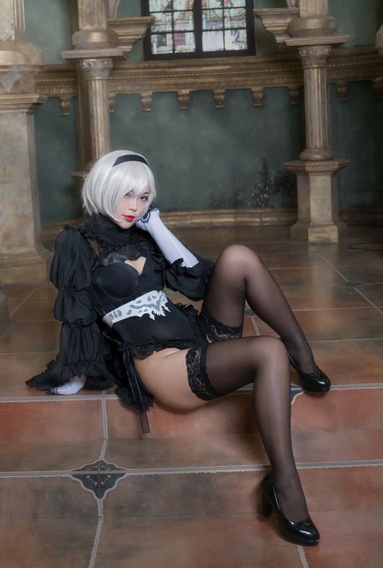 白烨《黑白2B》主题写真：131张全套美图