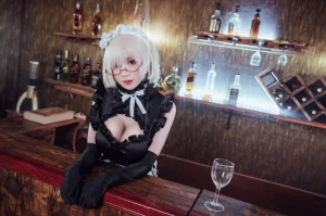 西园寺南歌《玛修女仆》主题写真：35张全套美图