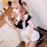 神沢永莉《厨房短款女仆》主题写真：39张全套美图