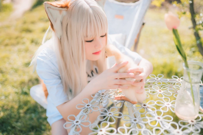 星黛鹿鹿《黄豆粉》主题写真：43张全套美图