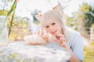 星黛鹿鹿《黄豆粉》主题写真：43张全套美图