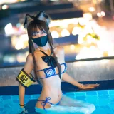 三水子《风纪委员》主题写真：50张全套美图