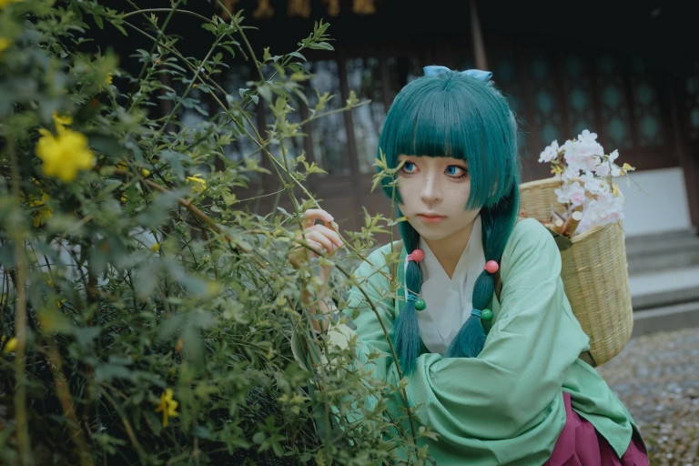 矢量鱼《药屋少女的呢喃 猫猫》主题写真：52张全套美图