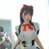 阿半今天很开心《女仆》主题写真：9张全套美图