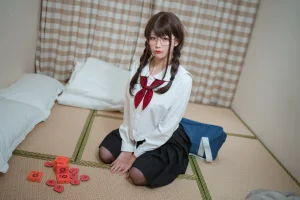 樱岛嗷一《大象推广JK》主题写真：24张全套美图