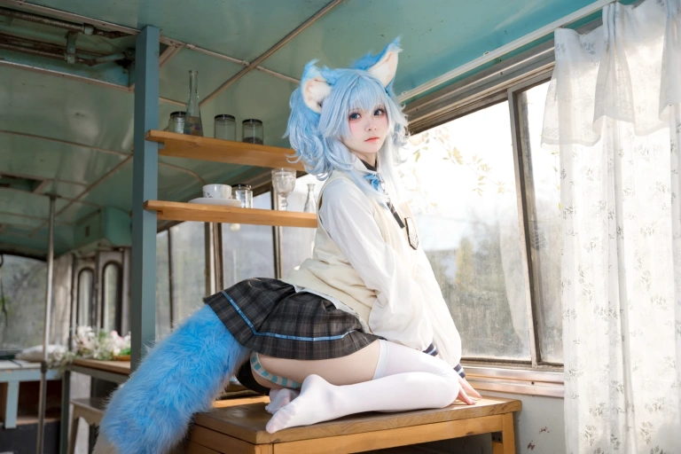 九柒喵《pa15超高校级心跳物语》主题写真：44张全套美图