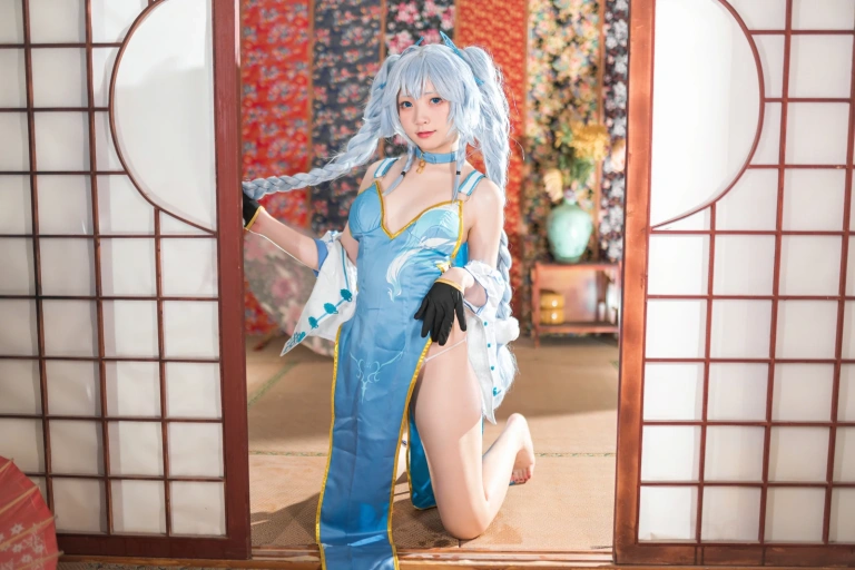 花铃《PA15-翠雀媚》主题写真：69张全套美图