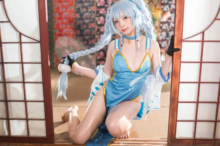 花铃《PA15-翠雀媚》主题写真：69张全套美图